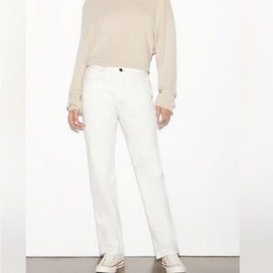 Frame Denim x Ilona Hamer cream Relaxed straight Jeans size 30